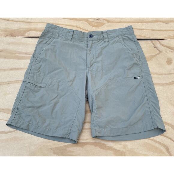 Patagonia Other - PATAGONIA Hiking Cargo Shorts Pockets‎ Zippers 100% Nylon Men Olive SIZE M